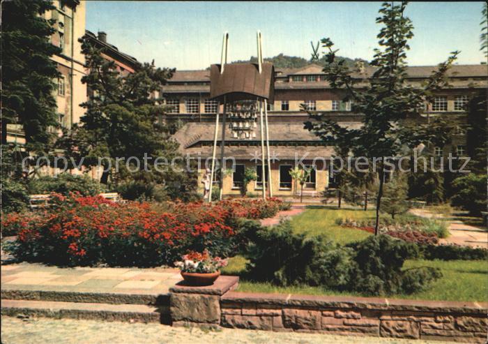 Meissen Elbe Sachsen Porzelan Manufaktur Werkhof mit Glockenturm