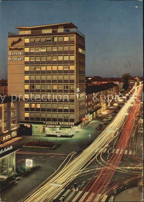 Reutlingen Karlstrasse mit Hochhuas