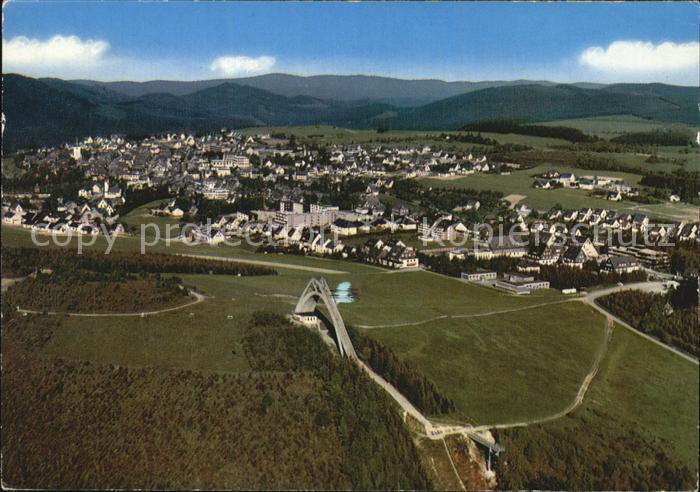 Winterberg Hochsauerland Fliegeraufnahme