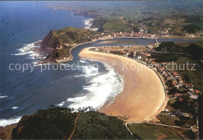 Ribadesella Spanien Vista aerea