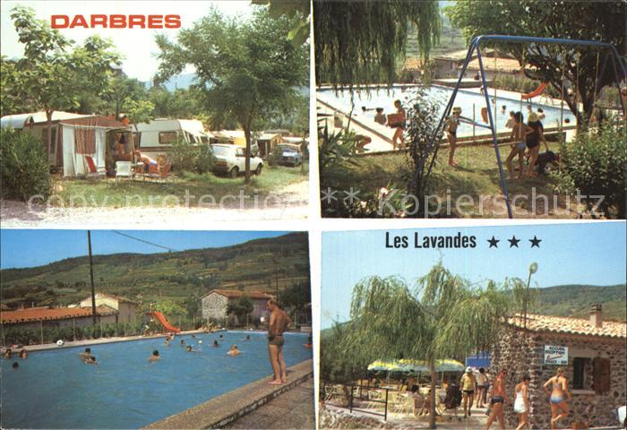 Darbres Camping Les Lavandes Schwimmbad Restaurant