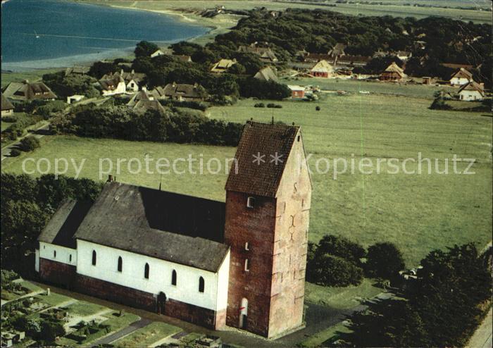 Keitum Sylt Kirche Fliegeraufnahme
