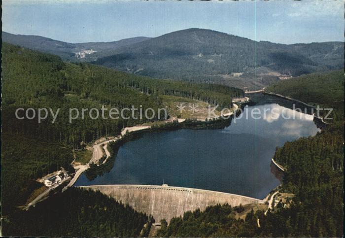 Forbach Baden Schwarzenbach Talsperre Fliegeraufnahme