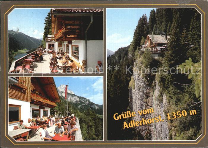 Nesselwaengle Tirol Alpengasthof Adlerhorst Terrasse