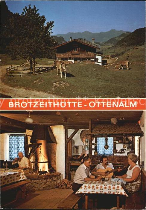 Walchsee Tirol Brotzeithuette Ottenalm Gaststube