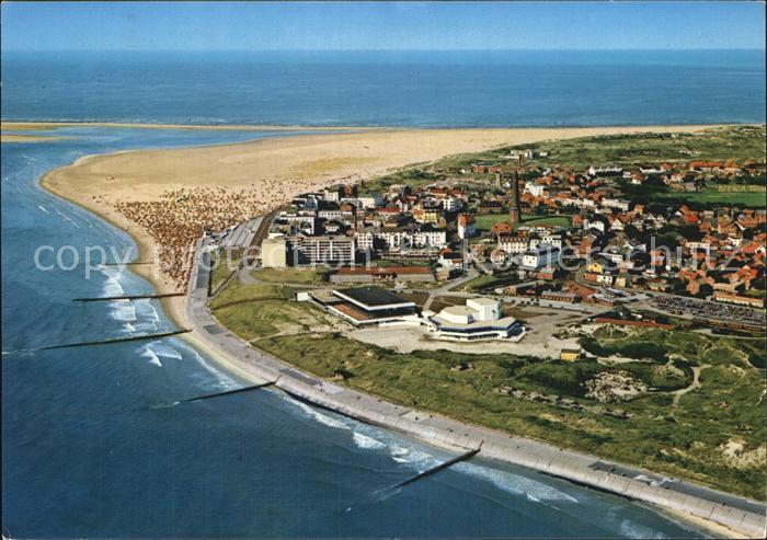 BORKUM Nordseebad Niedersachsen Fliegeraufnahme