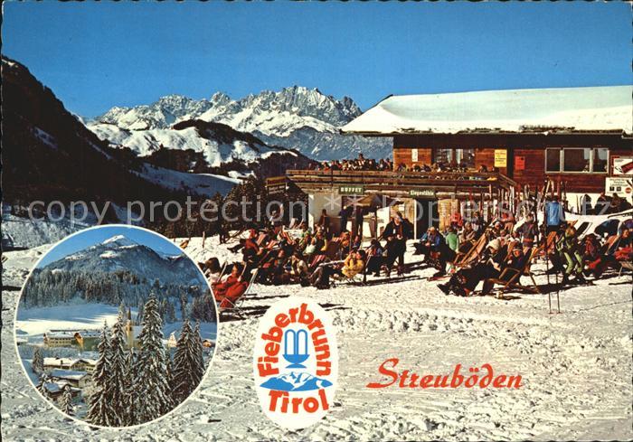 Fieberbrunn Tirol Berggasthaus Streuboeden Panorama