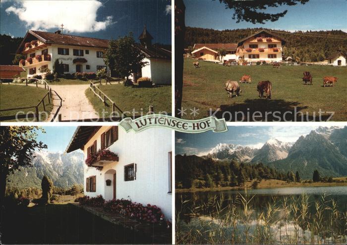 Mittenwald Bayern Luttensee Hof Teilansichten