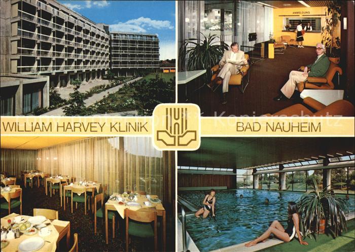 Bad Nauheim William Harvey Klinik Aufenthaltsraum Speisesaal Hallenbad