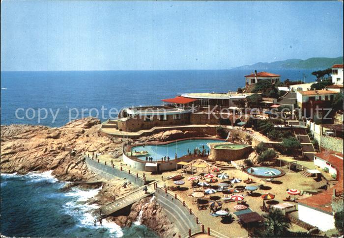 San Feliu de Guixols Port Salvi Fliegeraufnahme