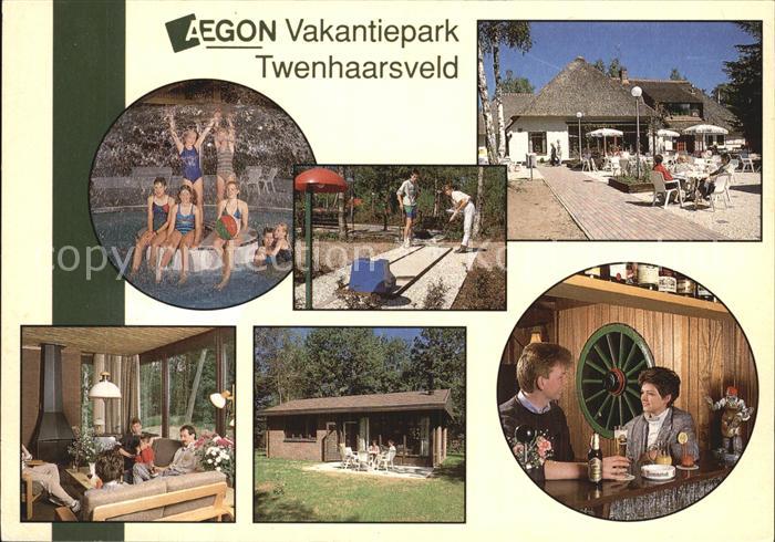Holten Rijssen Aegon Vakantiepark Twenhaarsveld Restaurant Schwimmbad Minigolf B