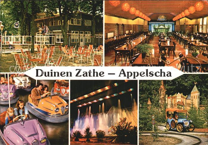 Appelscha Een dagje Duinen Zathe Restaurant Speisesaal Terrasse Autoscooter