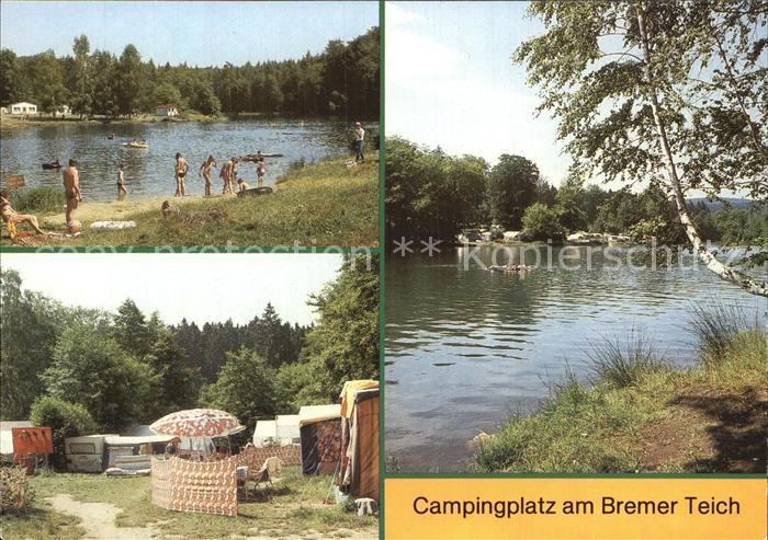 Gernrode Harz Campingplatz Bremer Teich Badestrand Panorama
