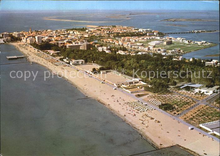 Grado Pineta Isola del Sole Fliegeraufnahme