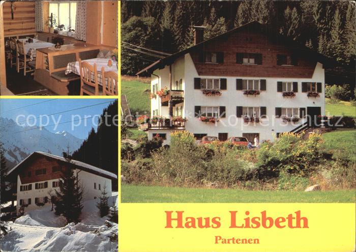 Partenen Vorarlberg Haus Lisbeth Gaststube
