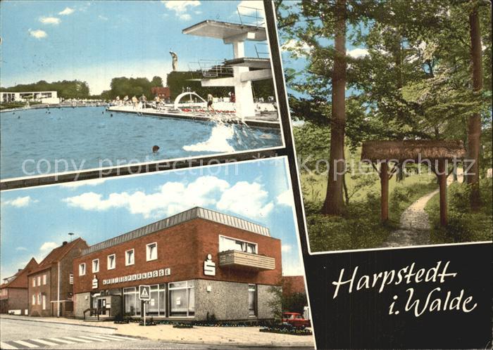 Harpstedt Schwimmbad Sprungturm Sparkasse