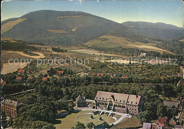 GOSLAR Harz Niedersachsen Die Kaiserpfalz Fliegeraufnahme