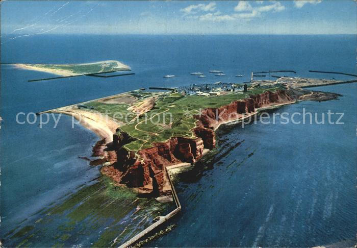 HELGOLAND Insel Schleswig-Holstein Fliegeraufnahme