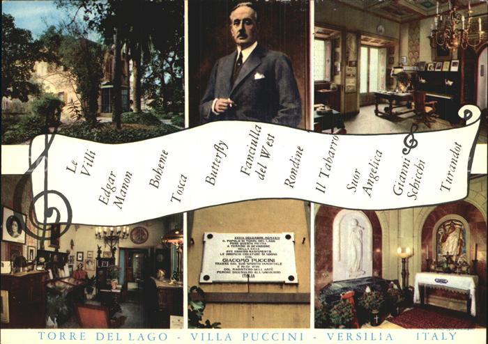 Torre del Lago Villa Puccini Versilia Italy