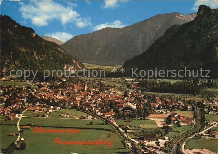 OBERAMMERGAU Bayern Passionsspieldorf mit Kofel