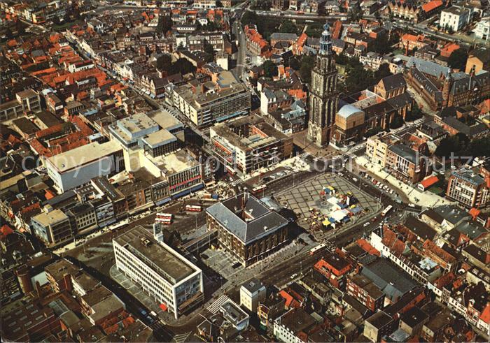 Groningen Het hart van Groningen Fliegeraufnahme