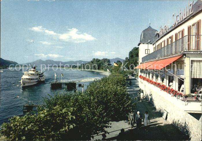 Unkel Rhein Promenade Rheindampfer Hotel Schulz