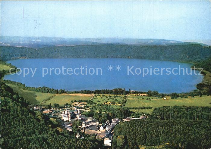 Maria Laach Glees Abtei Maria Laach Fliegeraufnahme