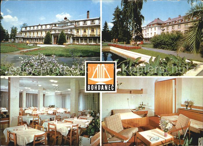 Bohdanec statni lazne Lazensky dum Gocar Jidelna Lazensky dum Fucik