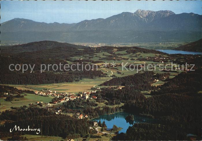 Moosburg Kaernten Fliegeraufnahme