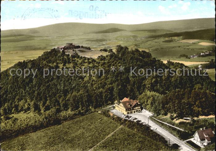 Melsungen Fulda Burg Heiligenberg Hotel Restaurant Fliegeraufnahme