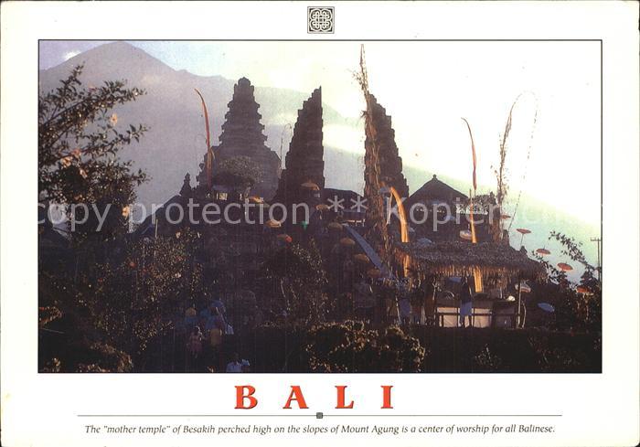 Bali Indonesien The mother themple of Besakih perched high on the slopes of Moun