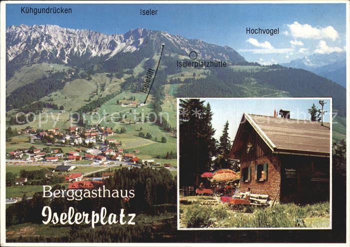 Oberjoch Berggasthaus Iselerplatz am Iseler Allgaeuer Alpen