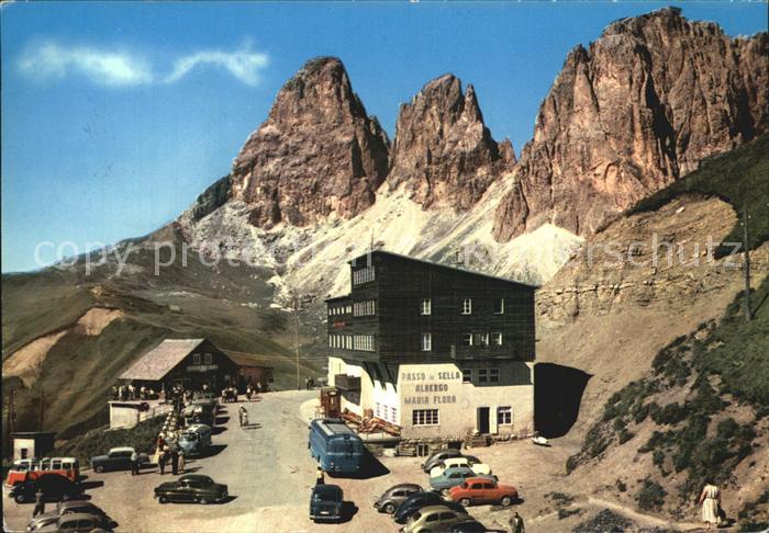 Passo Sella Berghotel Restaurant Gebirgspass Dolomiten