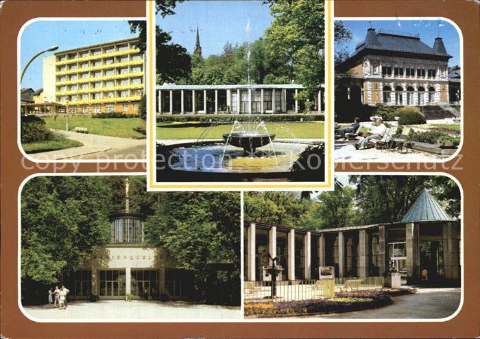 Bad Elster Sanatorium Clara Zetkin Wandelhalle Kurhaus Marienquelle Moritzquelle