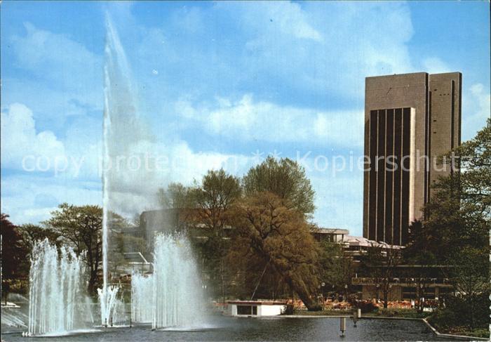 HAMBURG  CITY Hotel Hamburg Plaza CCH Congress Centrum Fontaene