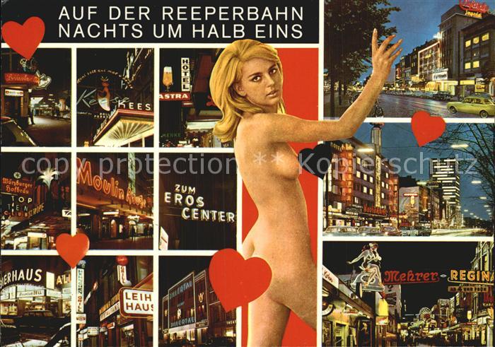 St Pauli Reeperbahn nachts um halb eins Nachtleben