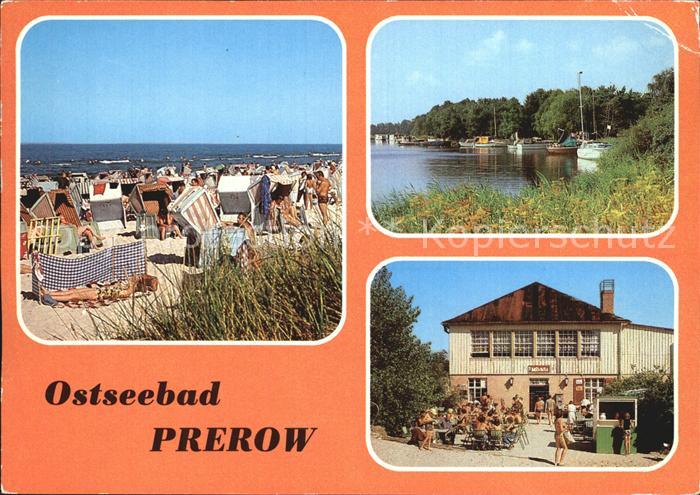 Prerow Ostseebad Strand Seglerhafen HO Milchbar am Duenenhaus