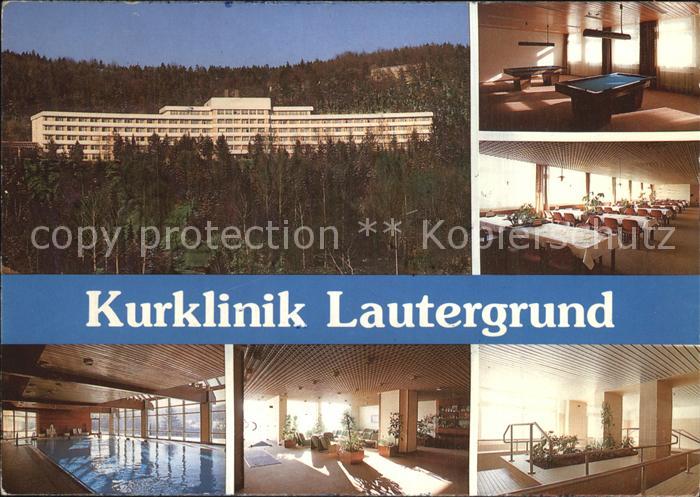 Schwabthal Kurklinik Lautergrund Hallenbad Speisesaal Billard