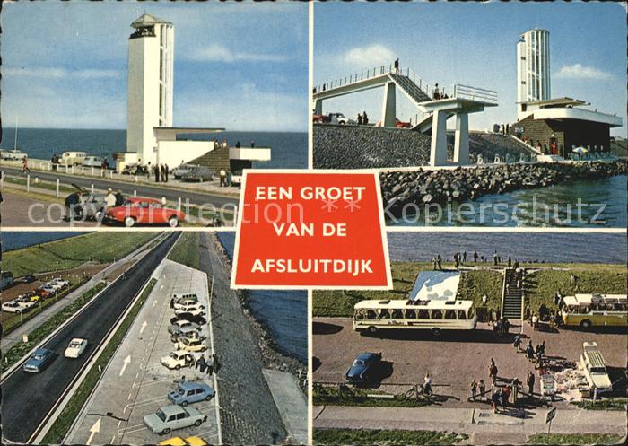 Afsluitdijk Monument Afsluitdijk Holland Friesland Deich Sperrdamm