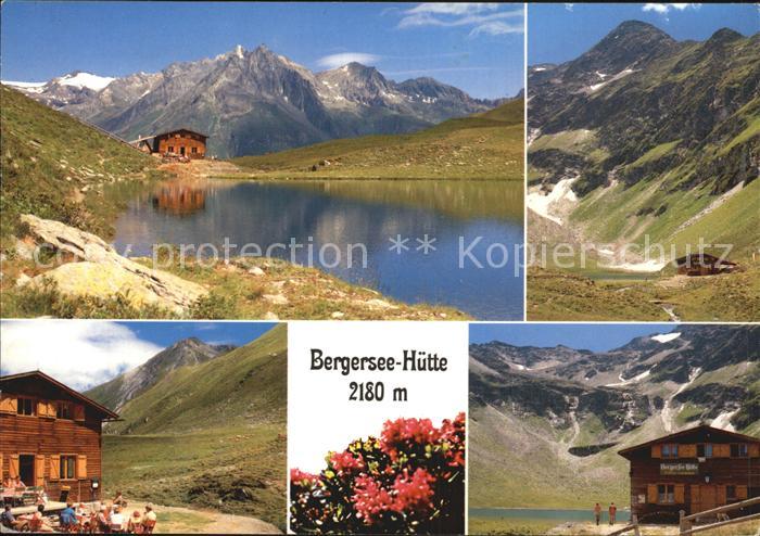 Praegraten Grossvenediger Bergersee Huette Ausflugsziel am Lasoerling Venedigerg