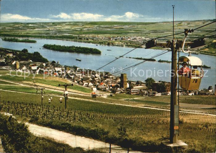 Ruedesheim Rhein Seilbahn zum Niederwald Denkmal