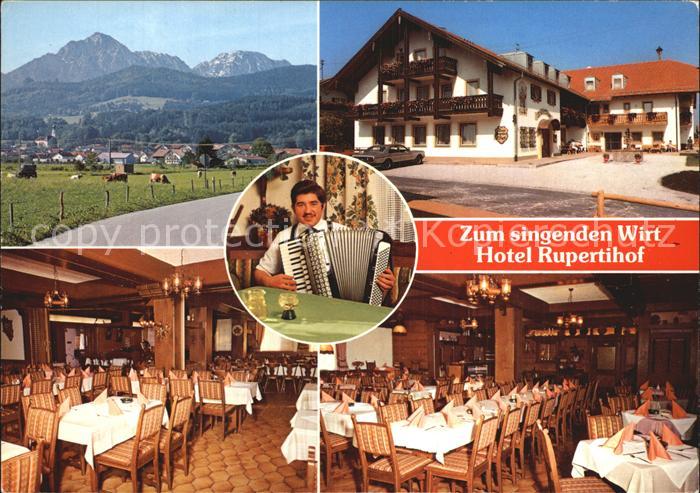 Ainring Zum singenden Wirt Hotel Rupertihof Restaurant Alpenblick
