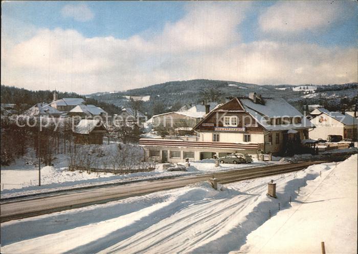 Haeusern Schwarzwald Hotel Pension Schwalbennest Winterpanorama