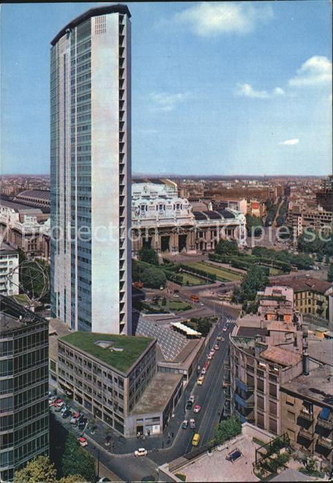 Milano Grattacielo Pirelli e Stazione Centrale Wolkenkratzer Hauptbahnhof