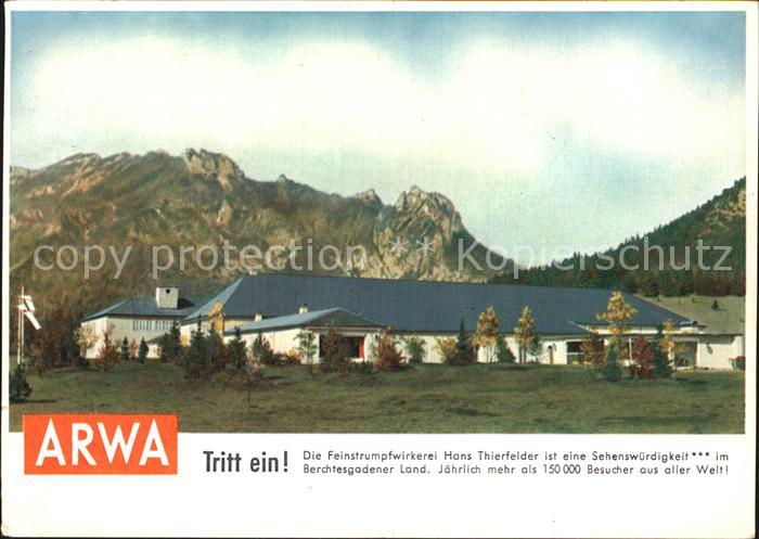 Bischofswiesen ARWA Feinstrumpfwirkerei Hans Thierfelder