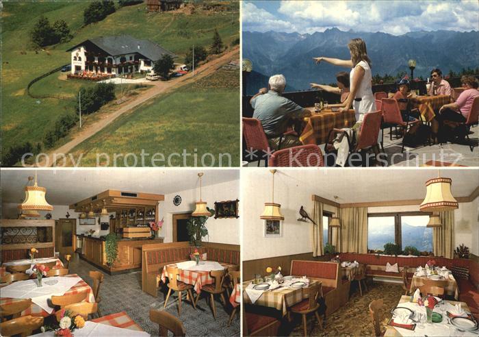 Voeran Verano Pension Gasthof Alpenrose Sonnenterrasse Alpenblick