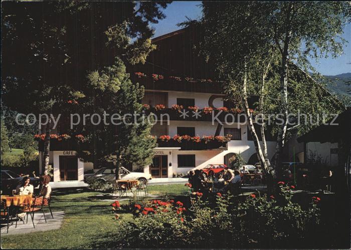 Tschars Hotel Sand Garten Terrasse