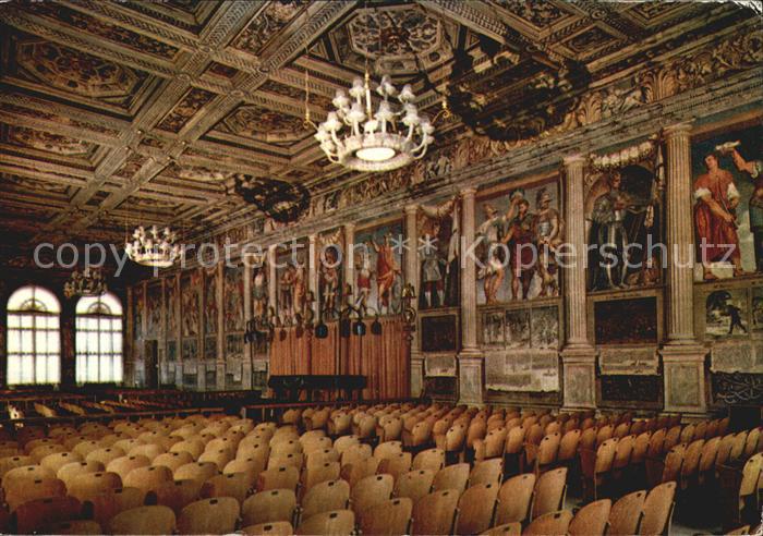 Padova Liviano Sala dei Giganti Saal der Riesen Gemaelde Fresken Kunst