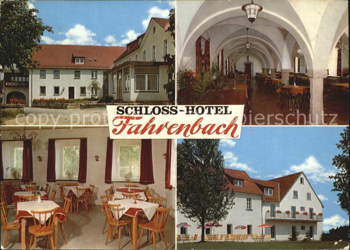 Fahrenbach Fichtelgebirge Schloss Hotel Restaurant