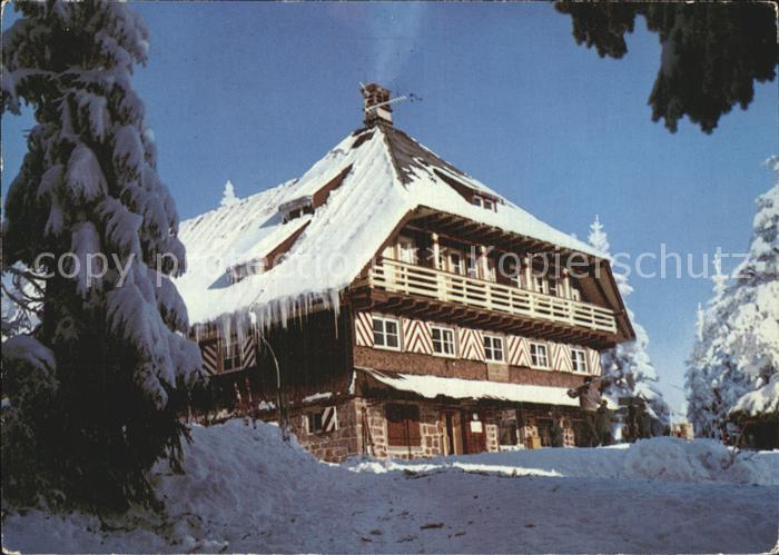 Seebach Ottenhoefen Schwarzwald Darmstaedter Huette Skigebiet Wildsee Ruhestein